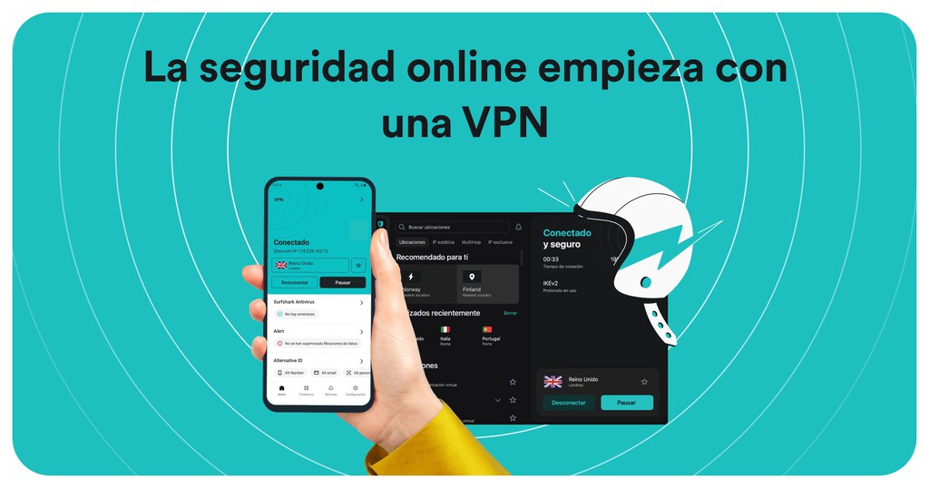 Surfshark recupera sus mejores precios antes de Navidad: su VPN sale ahora mismo menos que un café