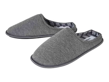 Zapatillas De Estar Por Casa Para Hombre Gris Zoom 1