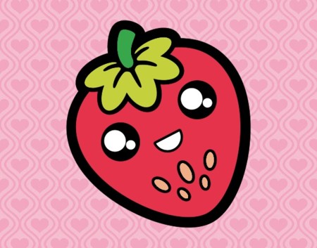 Fresa Feliz Comida Frutas 10161385