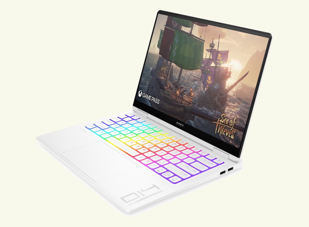 HP OMEN Trascend 14: teclado RGB y sonido HyperX para un portátil gaming tan original como bestial