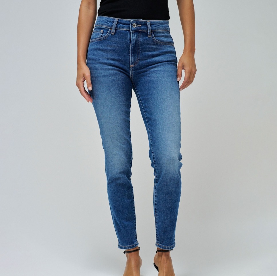 Salsa Jeans - Vaquero pitillo de mujer Destiny push up cropped skinny.