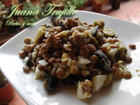 Ensalada de lentejas. Receta para embarazadas