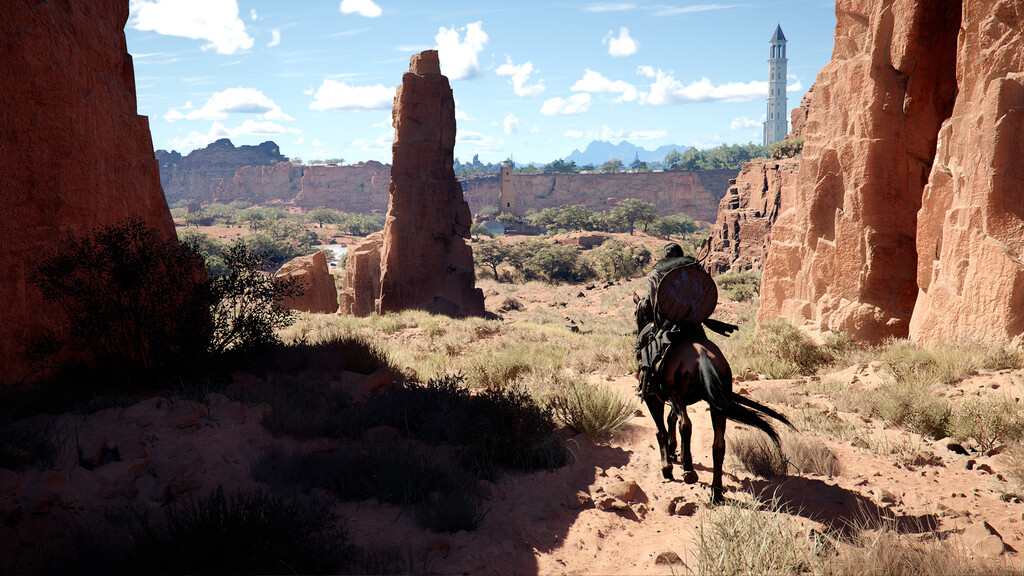 Un jugador de Crimson Desert ha descubierto un pueblo perdido en una zona fuera del mapa que recuerda a Red Dead Redemption 2  