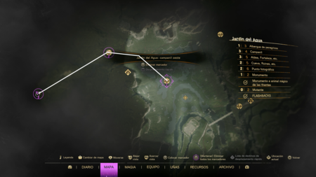 Forspoken hechizo fortificacion fuente mapa