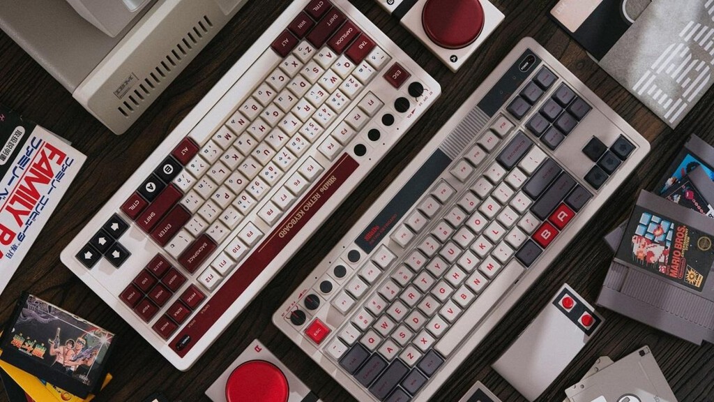 8BitDo acaba de crearme una necesidad: necesito conseguir su nuevo teclado inspirado en la NES y con botones enormes 8BitDo acaba de crearme una necesidad: necesito conseguir su nuevo teclado inspirado en la NES y con botones enormes