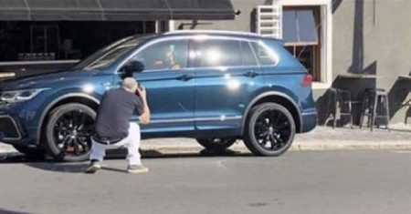 ¡Espiado! El Volkswagen Tiguan 2021 heredará el frente del nuevo Golf