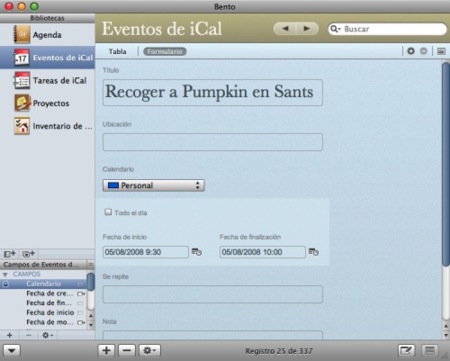 A fondo: Bento, bases de datos sencillas para tu mac