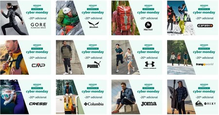 Cyber Monday 2017 en Amazon: 20% de descuento en Under Armour, Columbia, Puma, Trango, Quiksilver o Joma entre otros