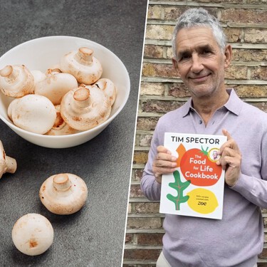 Tim Spector, experto en microbiota: “Si pones unos champiñones al sol antes de cocinarlos multiplicarás de forma natural sus niveles de vitamina D” 