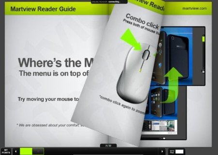 Martview, un atractivo lector de PDF que permite compartir publicaciones