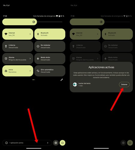 Apps Activas Android 13