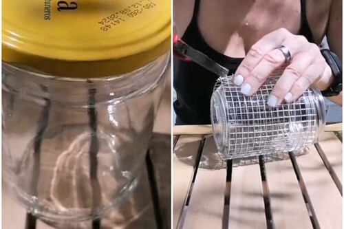 reutilizar bote de cristal