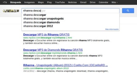 La RIAA afirma que Google no está penalizando a los sitios web de descargas