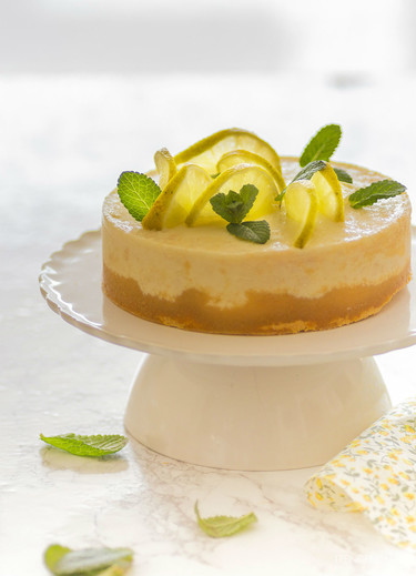 Receta fácil de tarta de limón. Una idea ligera y refrescante para tu postre
