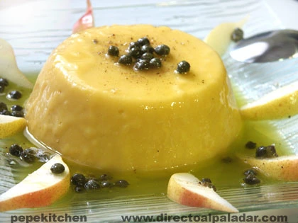 Terrina de calabaza y peras. Receta