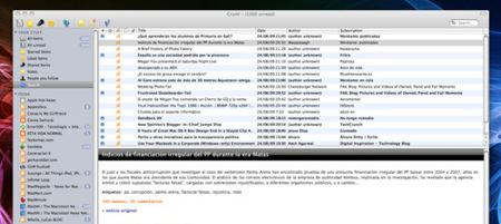 Gruml, lector de Google Reader para tu Mac