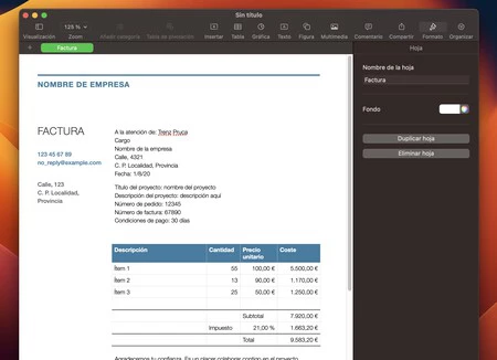 信じられないかもしれませんが、これはスプレッドシートです。これが Numbers と Excel の最も異なる点です。