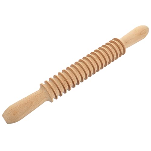 Amosfun Rodillo De Amasar De Madera Para Cortar Fideos 