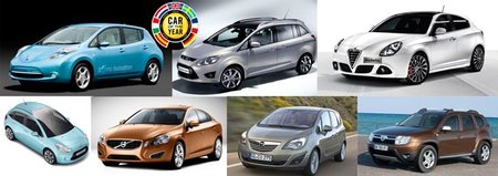 Finalistas a Coche del Año 2011