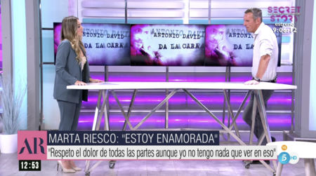 Marta Riesco da la cara en el plató de 'El programa de Ana Rosa' - Telecinco