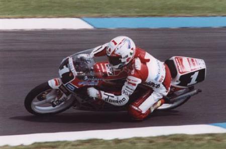 Capirossi con la Honda 1991