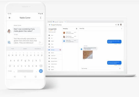 Google マップのメッセージ