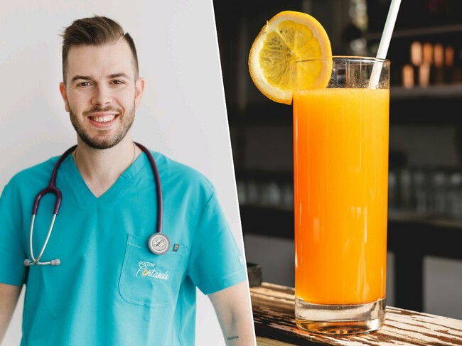 Medico Zumo Naranja No Es Sano Tiene Mucho Azucar