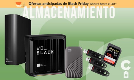 Ofertas en almacenamiento SanDisk y Western Digital para adelantarse al Black Friday: Amazon tiene discos duros, pendrives y tarjetas de memoria a los mejores precios