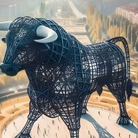 A España se le ocurrió crear un toro gigante de 300 metros. Varias ciudades ya se pelean por él