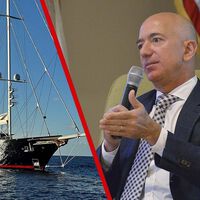 Jeff Bezos hizo que cundiera el pánico cuando apareció con su barco de 500 millones en una isla del caribe. Su historial hizo saltar todas las alarmas
