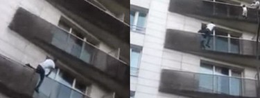 El héroe que escaló cuatro pisos para salvar a un niño