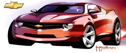 Chevrolet Camaro Scketch Sang Lee