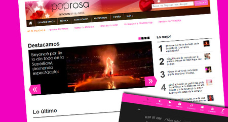 Nuevo diseño en Poprosa