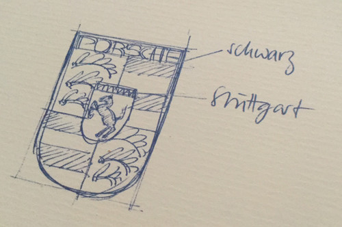 Logos de coches: Porsche y la historia del dibujo en una servilleta de un restaurante de Nueva York