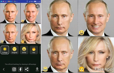 フェイスアプリ