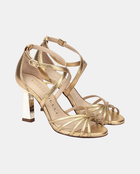 sandalias metalizadas