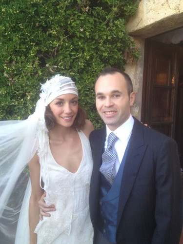 Andrés Iniesta y Anna Ortiz ya son marido y mujer