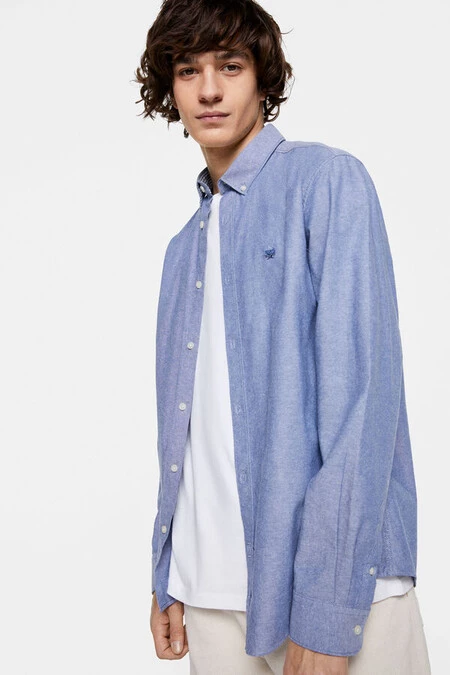 Camisa pinpoint color