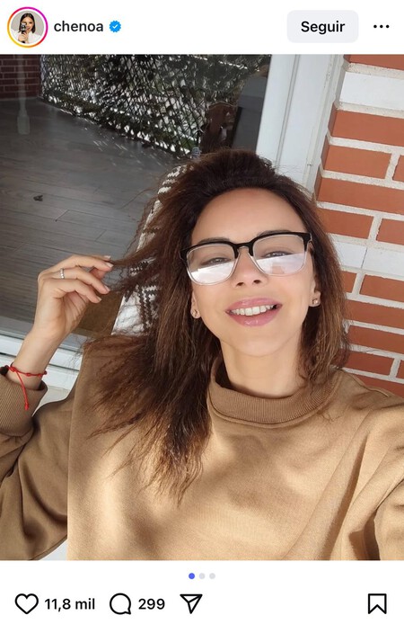 El ladrillo visto de su hogar. @chenoa