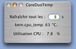 Aplicación para monitorizar gráficamente la temperatura de los MacBooks Pro