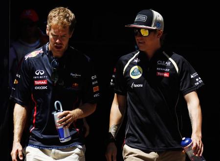 Sebastian Vettel y Kimi Raikkonen; ¿la amistad por encima del título?