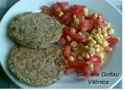 Hamburguesas de arroz y acelga. Receta saludable