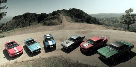 Comparativa entre los Mustang GT500, Challenger y Camaro clásicos y contemporáneos