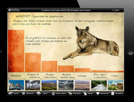 'El Cuaderno del Lobo' ya está disponible para tabletas, con contenidos dirigidos a cualquier edad