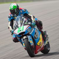 Clasificación pasada por agua en Alemania en la que Franco Morbidelli se hace con su quinta pole del año