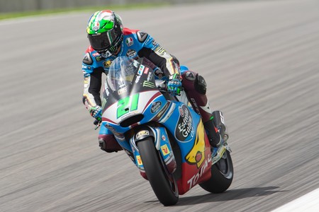 Clasificación pasada por agua en Alemania en la que Franco Morbidelli se hace con su quinta pole del año