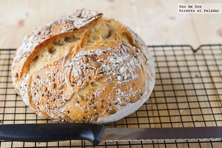 Receta de pan casero sin amasado