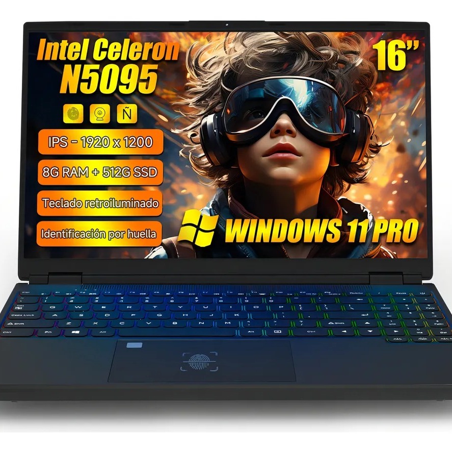 Laptop BIGVIEW de 16 pulgadas (8 GB / 256 GB)