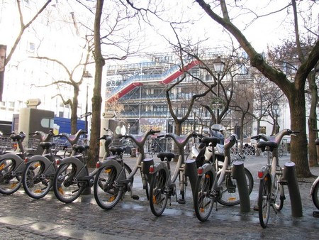 Servicio bicicleta compartida en París