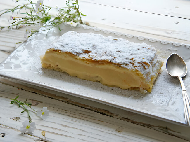 Milhojas de vainilla: receta fácil de un postre clásico de las pastelerías